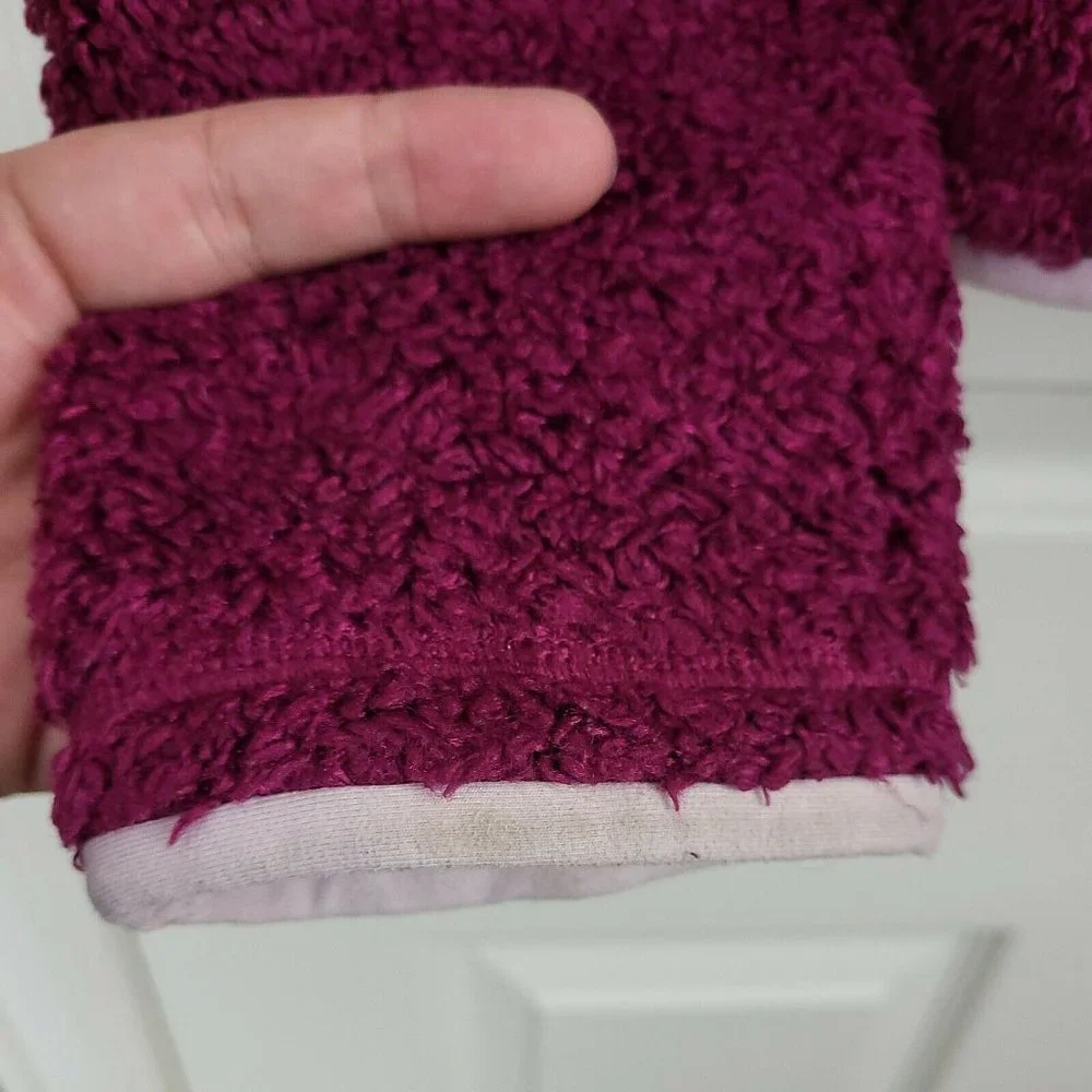 Womens Mountain Hardwear Teddy Purple Pullover Size Medium - Picture 8 of 10